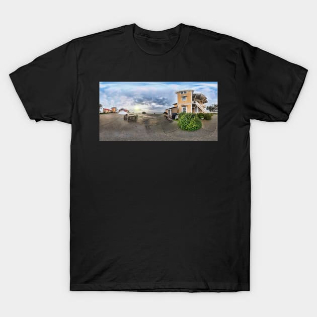 East Brother Island - Panorama T-Shirt by randymir